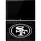 NFL San Franciso 49ers Black & White Surface Pro 7 Skin