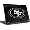 NFL San Franciso 49ers Black & White Lenovo ThinkPad Skin