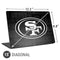 NFL San Franciso 49ers Black & White Universal Laptop 15in (12.2 x 8.8in) Skin