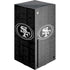 NFL San Franciso 49ers Black & White Xbox Series X Console Skin