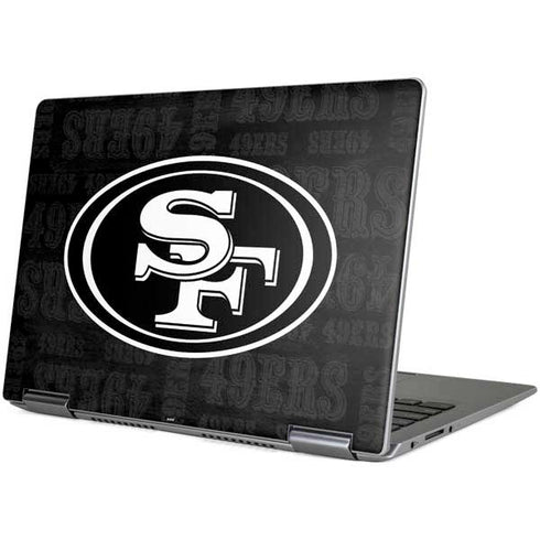 NFL San Franciso 49ers Black & White Yoga 710 14in Skin