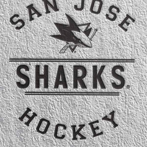 NHL San Jose Sharks Black Text Nintendo 2DS XL (2017) Skin