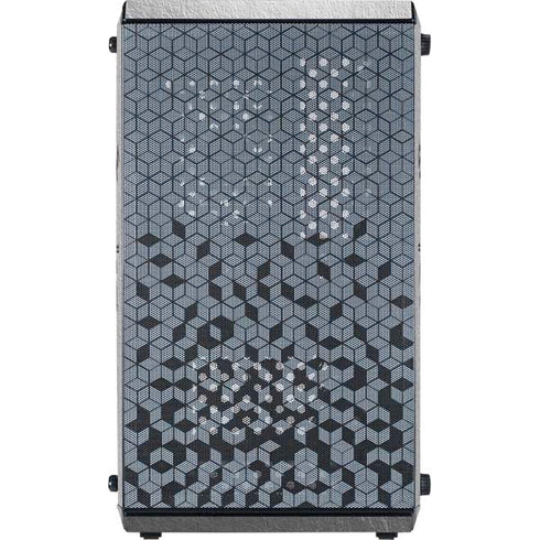 NHL San Jose Sharks Black Text Cooler Master MasterBox Q300L Mini Tower Skin