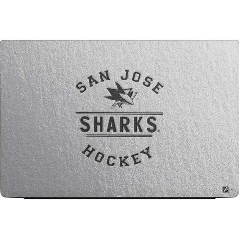 NHL San Jose Sharks Black Text Dell Vostro Skin