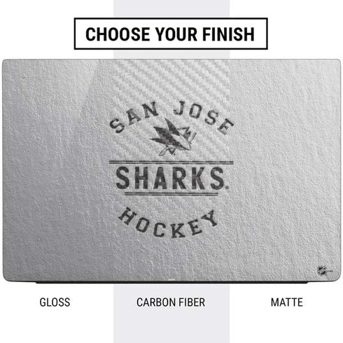 NHL San Jose Sharks Black Text Dell Vostro Skin