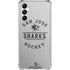 NHL San Jose Sharks Black Text Galaxy A14 5G Clear Case