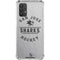 NHL San Jose Sharks Black Text Galaxy A32 5G Clear Case