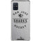 NHL San Jose Sharks Black Text Galaxy A51 5G Clear Case