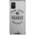 NHL San Jose Sharks Black Text Galaxy A51 5G Clear Case