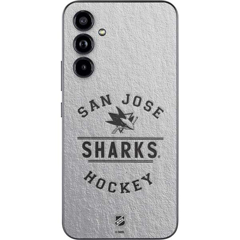 NHL San Jose Sharks Black Text Galaxy A54 5G Skin