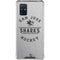 NHL San Jose Sharks Black Text Galaxy A71 5G Clear Case