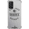 NHL San Jose Sharks Black Text Galaxy A72 5G Clear Case