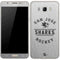 NHL San Jose Sharks Black Text Galaxy J7 Skin