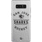 NHL San Jose Sharks Black Text Galaxy Note 8 Skin