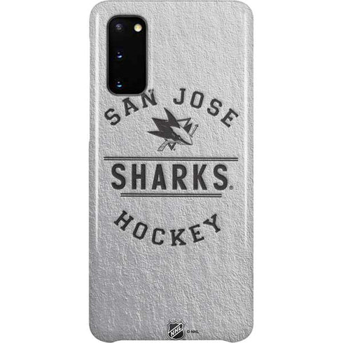 NHL San Jose Sharks Black Text Galaxy S20 Lite Case
