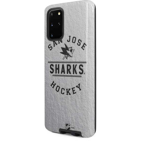 NHL San Jose Sharks Black Text Galaxy S20 Plus Pro Case