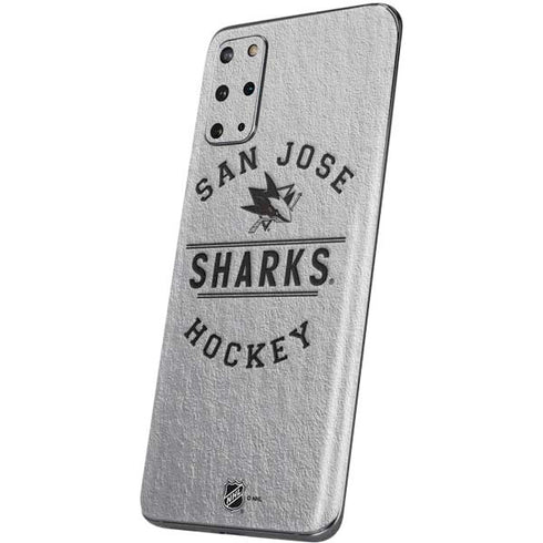 NHL San Jose Sharks Black Text Galaxy S20 Plus Skin