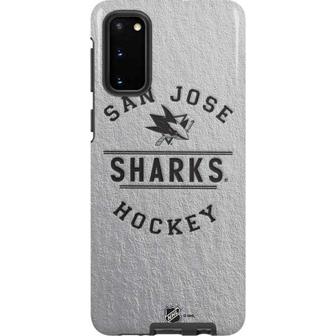NHL San Jose Sharks Black Text Galaxy S20 Pro Case