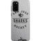 NHL San Jose Sharks Black Text Galaxy S20 Pro Case