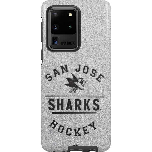 NHL San Jose Sharks Black Text Galaxy S20 Ultra 5G Pro Case