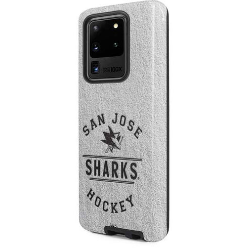 NHL San Jose Sharks Black Text Galaxy S20 Ultra 5G Pro Case