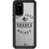 NHL San Jose Sharks Black Text Galaxy S20 Waterproof Case