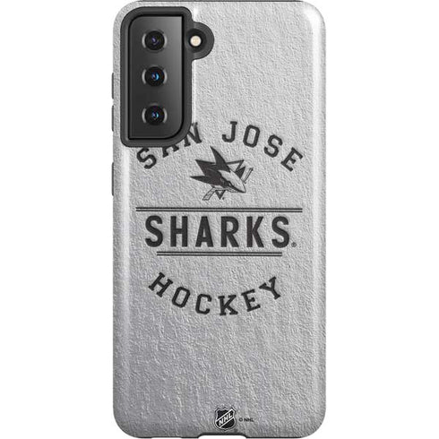 NHL San Jose Sharks Black Text Galaxy S21 5G Pro Case