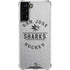 NHL San Jose Sharks Black Text Galaxy S21 FE Clear Case