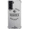 NHL San Jose Sharks Black Text Galaxy S22 Clear Case