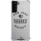 NHL San Jose Sharks Black Text Galaxy S22 Plus Clear Case
