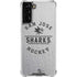 NHL San Jose Sharks Black Text Galaxy S22 Plus Clear Case