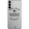 NHL San Jose Sharks Black Text Galaxy S22 Plus Skin