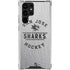 NHL San Jose Sharks Black Text Galaxy S22 Ultra Clear Case