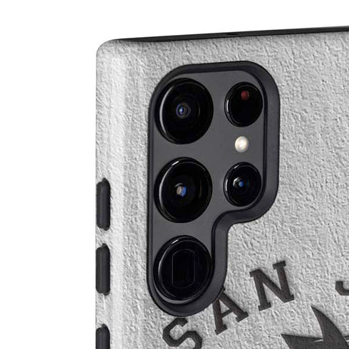 NHL San Jose Sharks Black Text Galaxy S22 Ultra Pro Case
