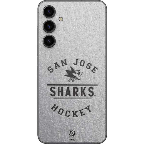NHL San Jose Sharks Black Text Galaxy S23 FE Skin
