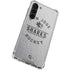 NHL San Jose Sharks Black Text Galaxy S23 Plus Clear Case