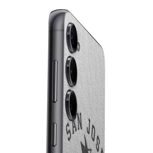 NHL San Jose Sharks Black Text Galaxy S23 Plus Skin