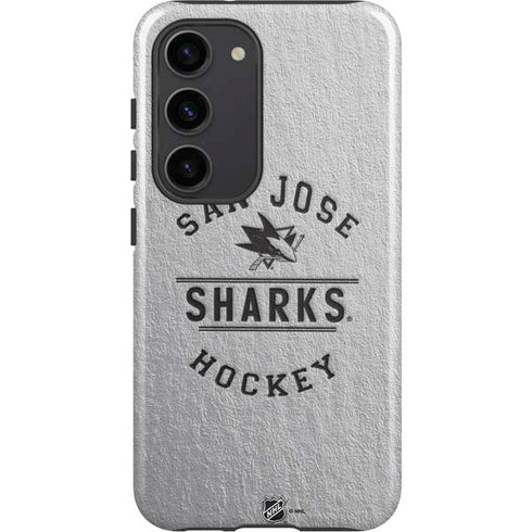 NHL San Jose Sharks Black Text Galaxy S23 Pro Case