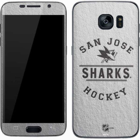 NHL San Jose Sharks Black Text Galaxy S7 Skin