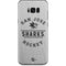 NHL San Jose Sharks Black Text Galaxy S8 Plus Skin