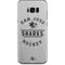 NHL San Jose Sharks Black Text Galaxy S8 Skin