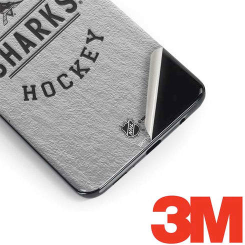 NHL San Jose Sharks Black Text Galaxy S9 Plus Skin
