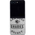 NHL San Jose Sharks Black Text Galaxy Z Flip5 5G Skin