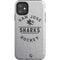 NHL San Jose Sharks Black Text iPhone 11 Impact Case