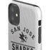 NHL San Jose Sharks Black Text iPhone 11 Impact Case