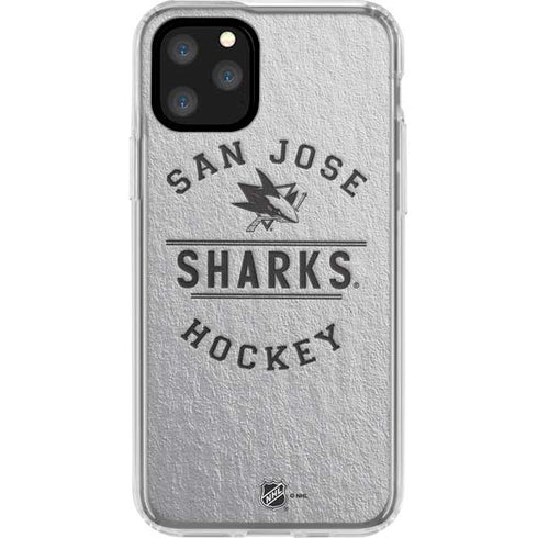 NHL San Jose Sharks Black Text iPhone 11 Pro Clear Case