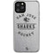 NHL San Jose Sharks Black Text iPhone 11 Pro Clear Case
