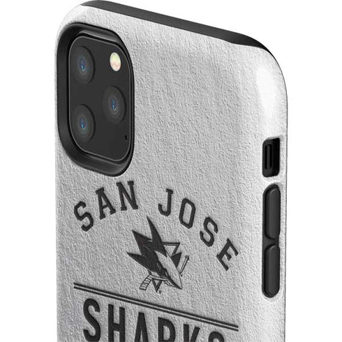 NHL San Jose Sharks Black Text iPhone 11 Pro Max Impact Case