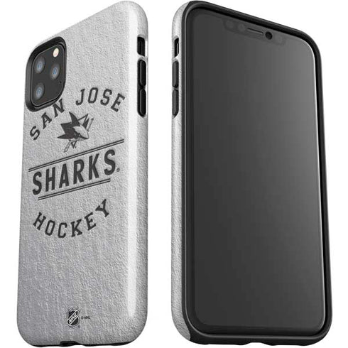 NHL San Jose Sharks Black Text iPhone 11 Pro Max Impact Case