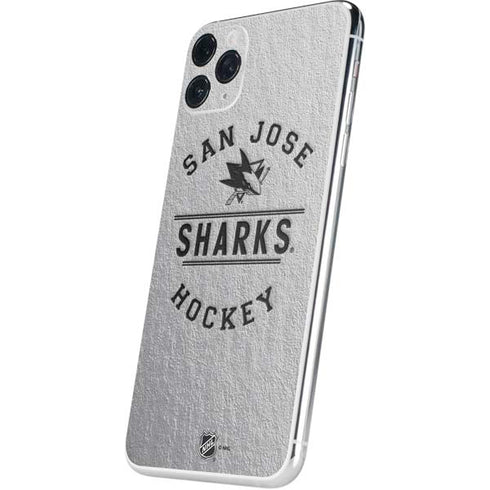 NHL San Jose Sharks Black Text iPhone 11 Pro Max Skin